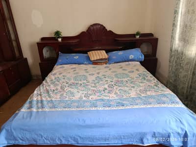 Solid Wood Handmade King Size Bed
