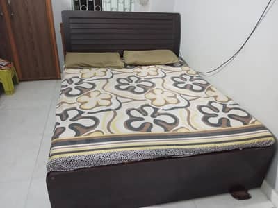 The Wooden Used Bed | Price :- 30k