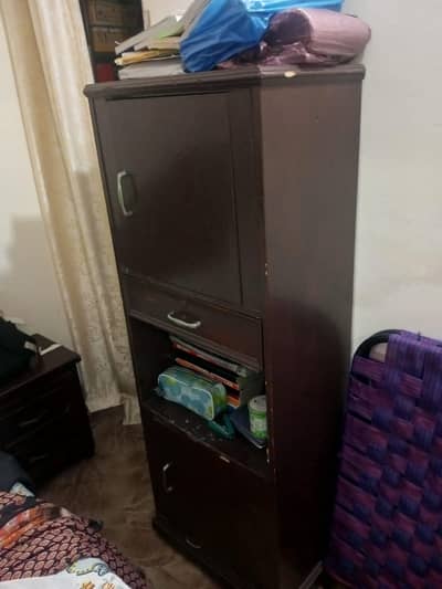 Wooden storage cabinet/Multipurpose cupboard