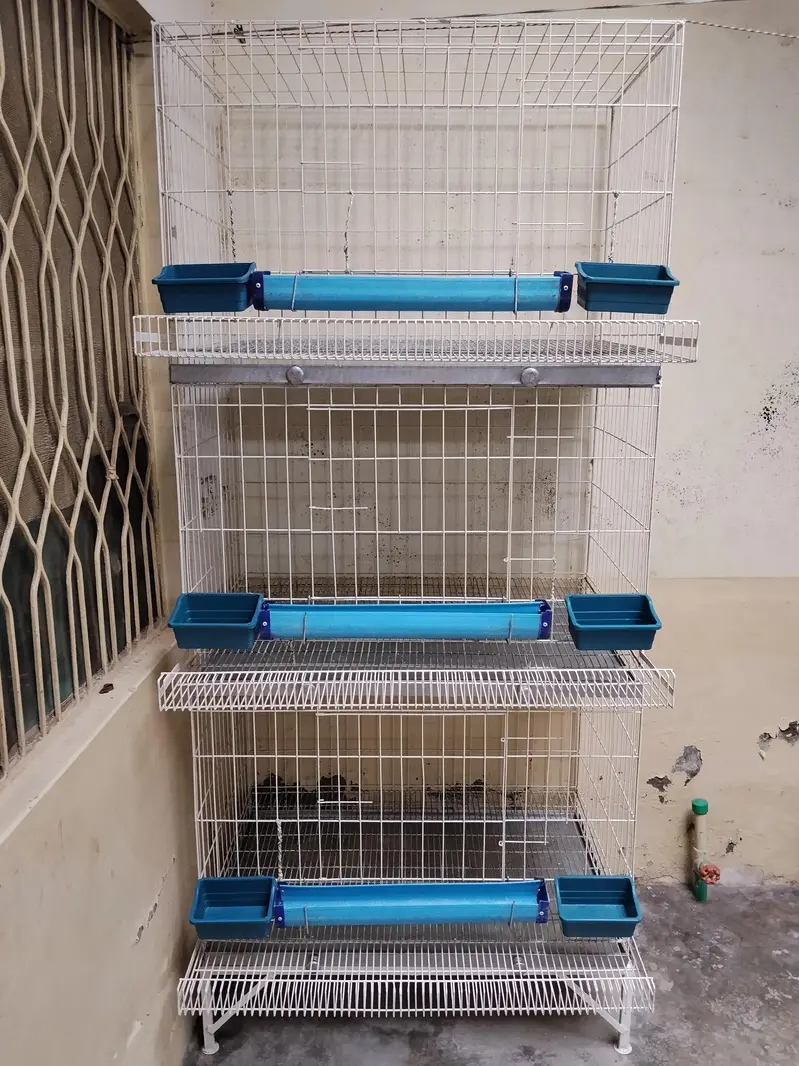 3-Story Heavy-Duty Poultry Cage for Sale — photo 2