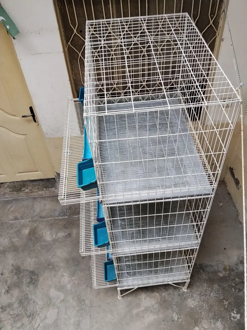 3-Story Heavy-Duty Poultry Cage for Sale — photo 4