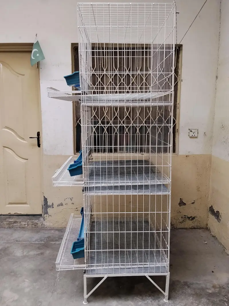 3-Story Heavy-Duty Poultry Cage for Sale — photo 5