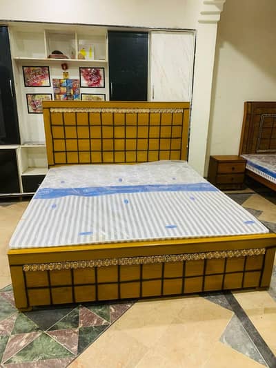 wood bed