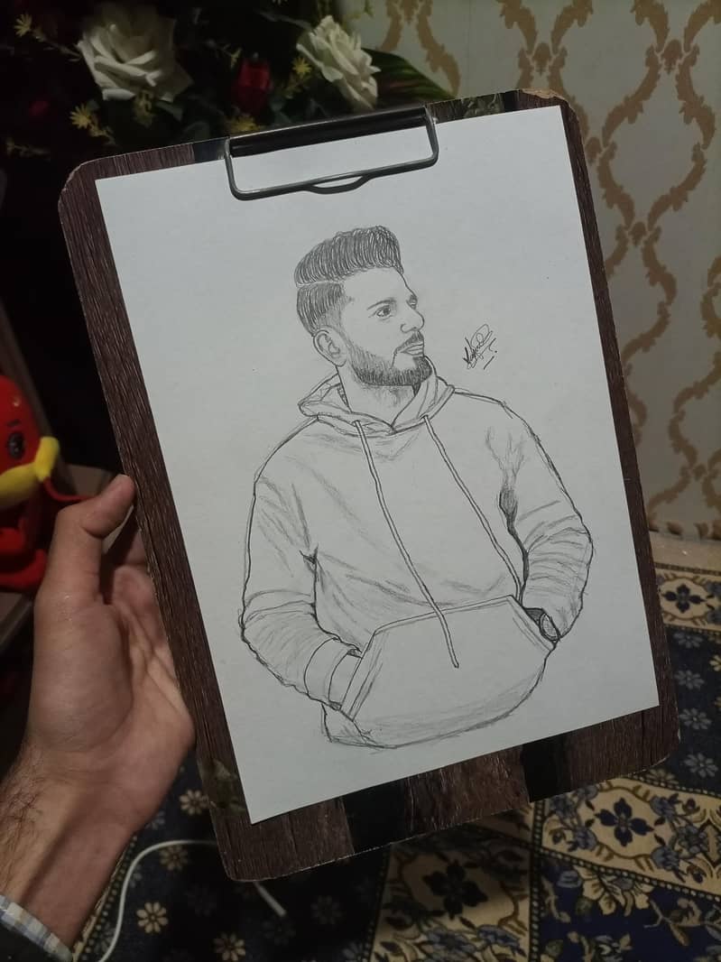 اپنی پسندیدہ تصویر کو ایک خوبصورت ہینڈ میڈ اسکیچ میں تبدیل کروائیں 1