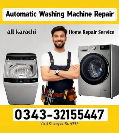 Automatic washing machine Repair Fridge Repair AC Repair AC Service