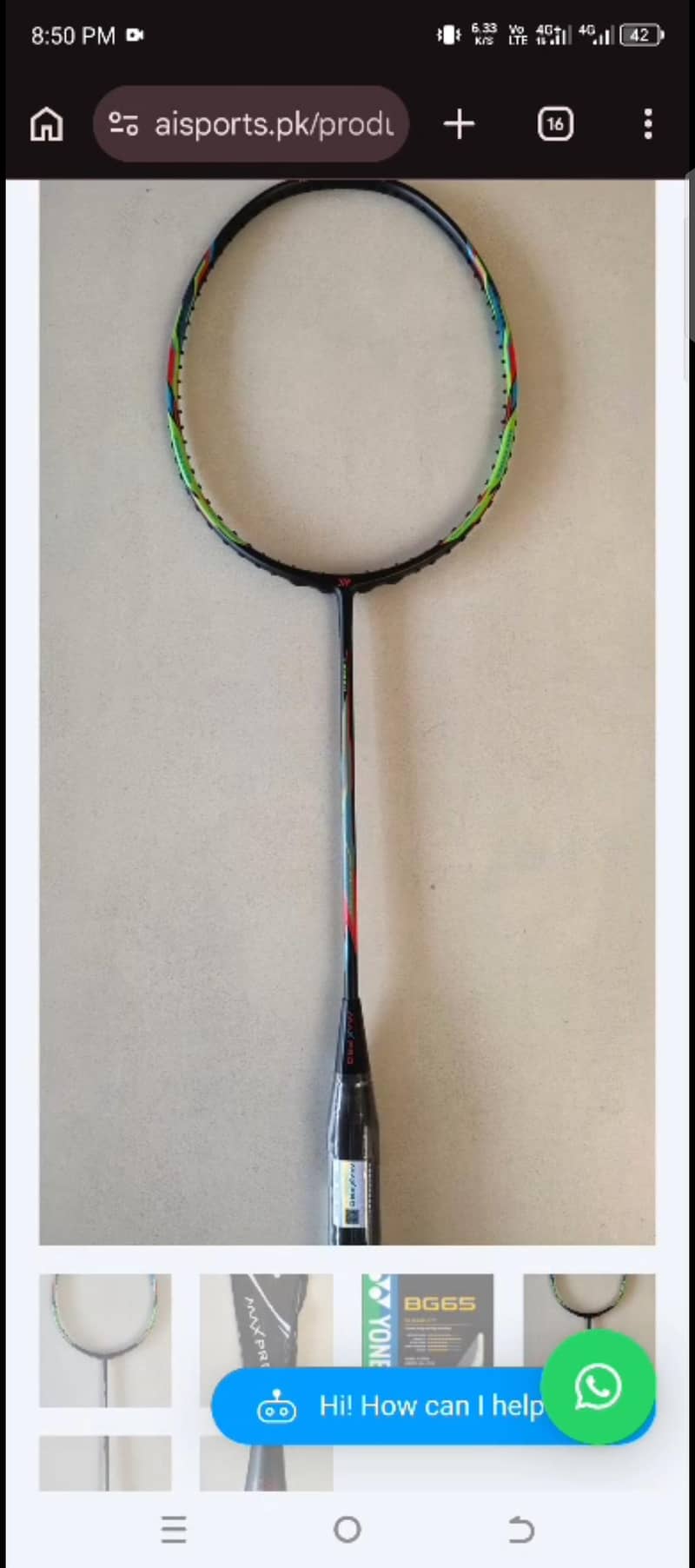 Maxpro racket 0