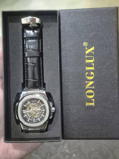 Longlux Automatic Mechanical Luxury Skelton Watch