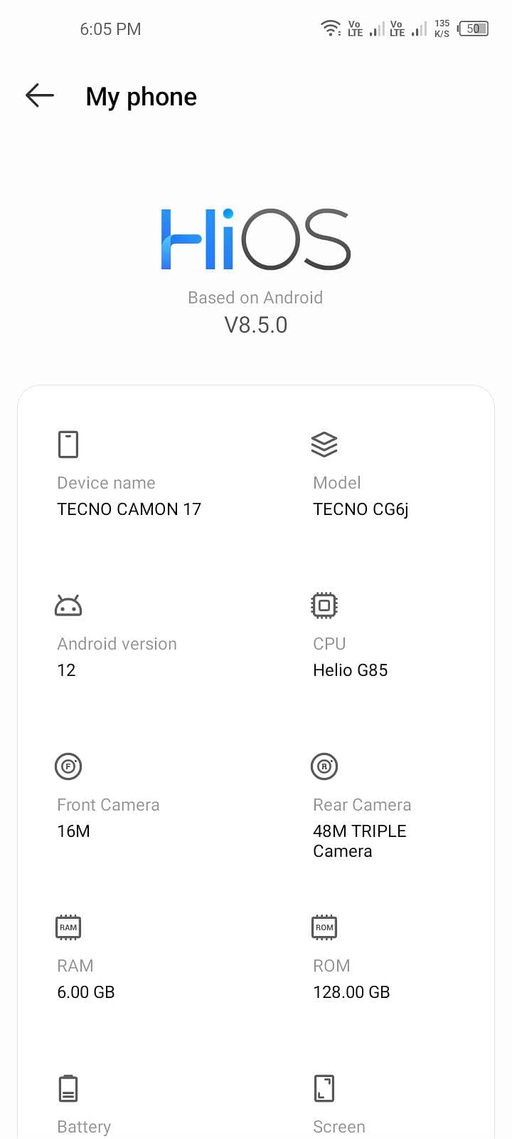 Tecno CAMON 17 4