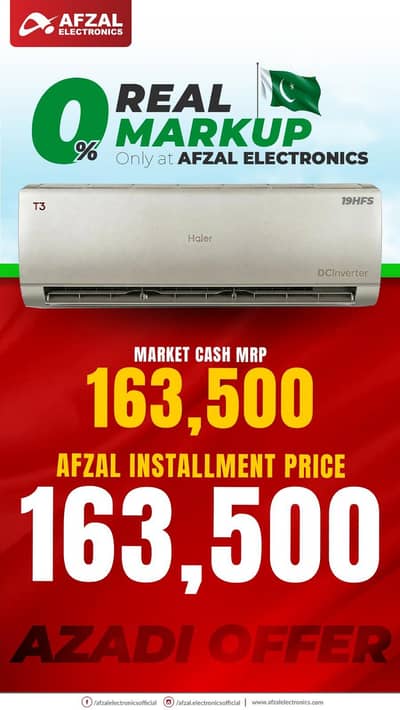 Haier 1.5 TON & 1 TON AC