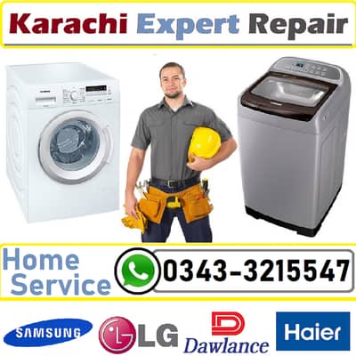 Automatic Washing Machine Repair Dawlance Haier LG Pel Samsung Kenwood