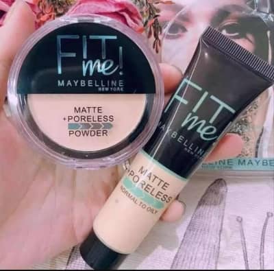 Face Powder +Foundation Matte Poreless