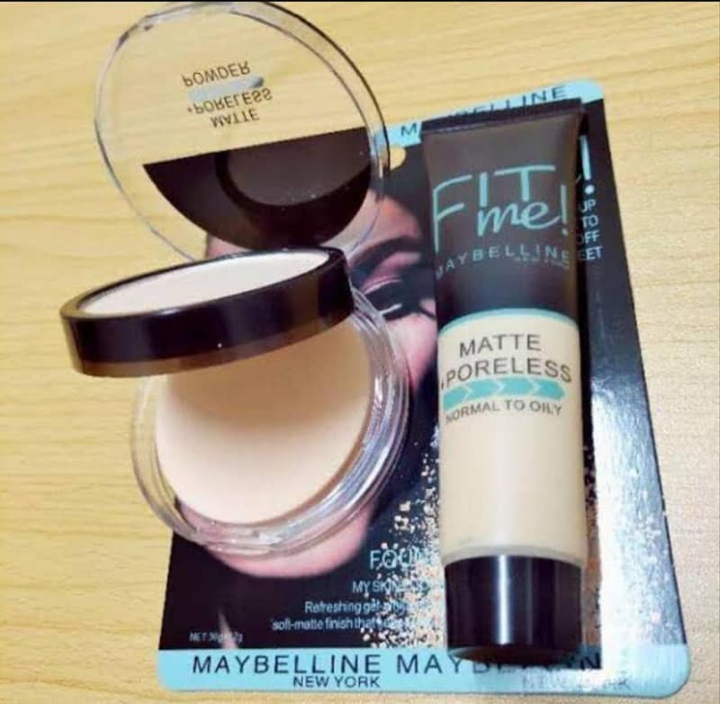 Face Powder +Foundation Matte Poreless 1
