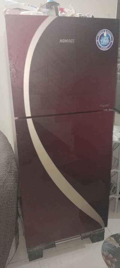 Homage Crystal Double Door Refrigerator . Excellent condition