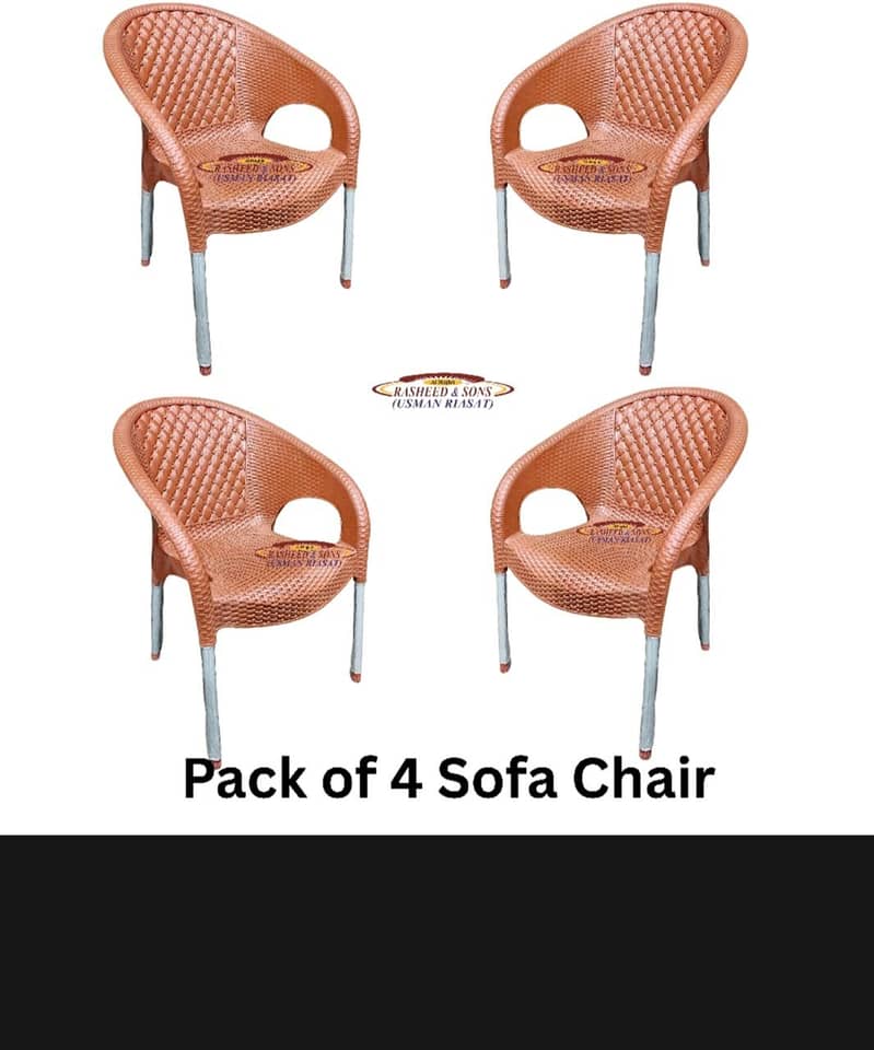 Plastic chairs, Sofa 2