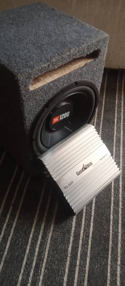 JBL woofers and amplifier
