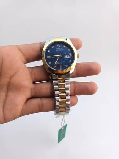 ​Rolex Day-Date Two-Tone Blue Dial Men's Watch – Brand New (With Box)