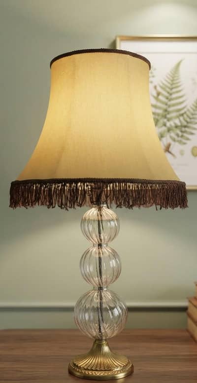 Golden glass table lamp [PAIR]