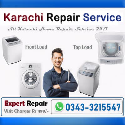 Automatic Washing Machine Repair Dawlance Haier LG Pel Samsung Kenwood