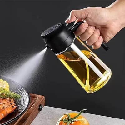 Premium Glass Oil Spray Bottle For Kitchen Use