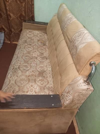 second hand sofa set 2 chotay 1 bara