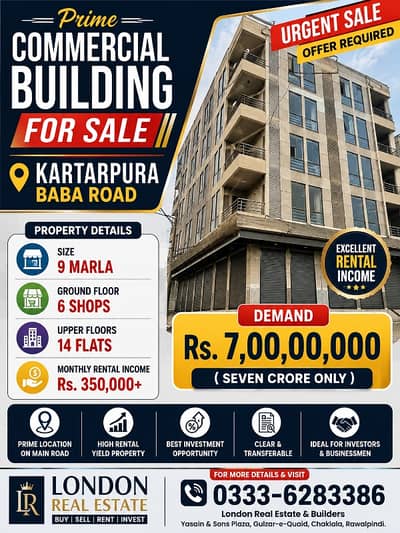 Commercial building for sale at kartar purs
