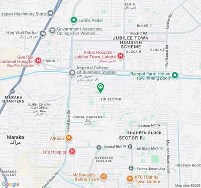 10 Marla Hot Location Facing Park Plot For Sale In Canal Garden Lahore
