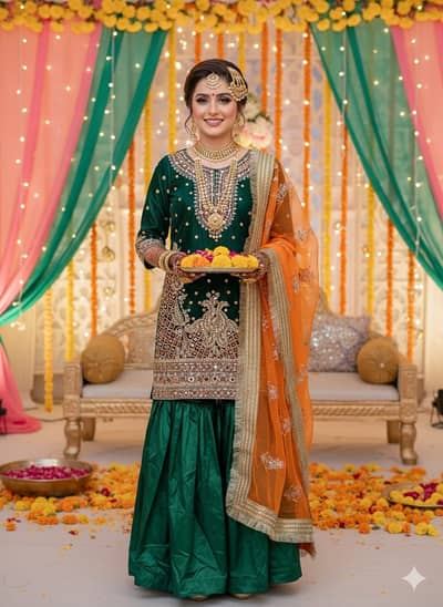 Mehndi dress for sale