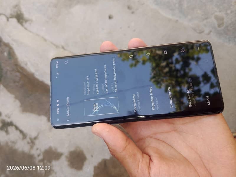 One Plus 8 Single Sim/Approved 8/128 2