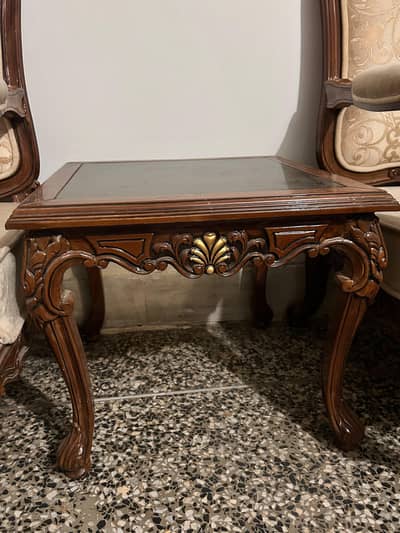2 seater one tabele pure wood
