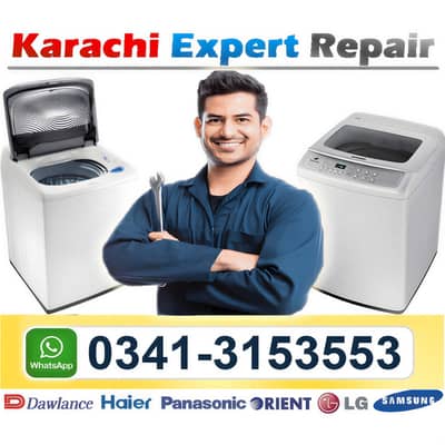 Automatic washing machine Experts All Brands All Karachi work @ Home