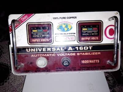 universal automatic stabilizer 1600 watts