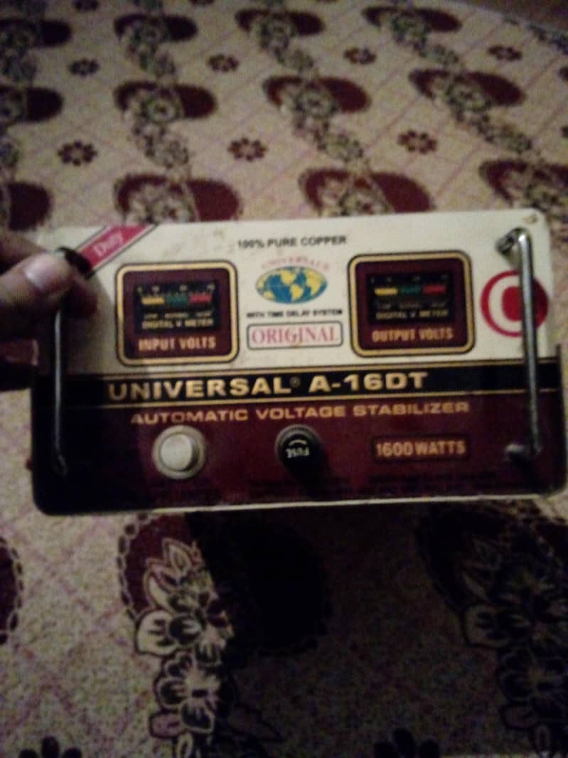universal automatic stabilizer 1600 watts 2