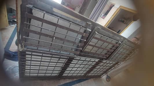 2 Iron windows with glass of sale