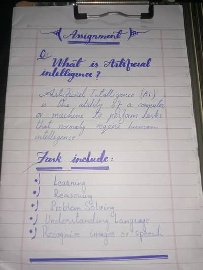 Assignment writing