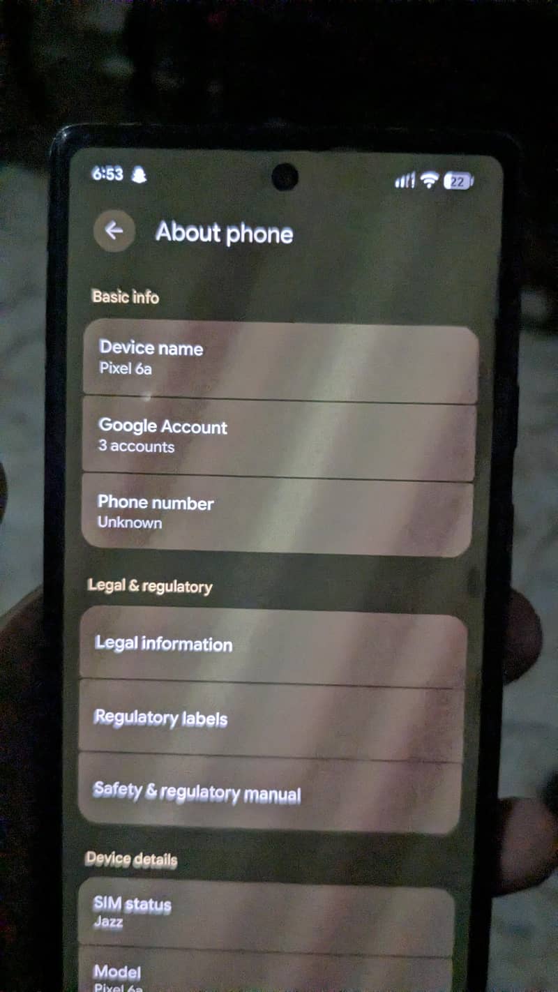 Google Pixel 6a 3