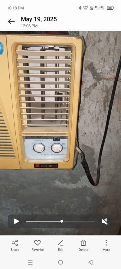 window ac national ka condition 10/9 Chalu halat gass barny wali ha ba