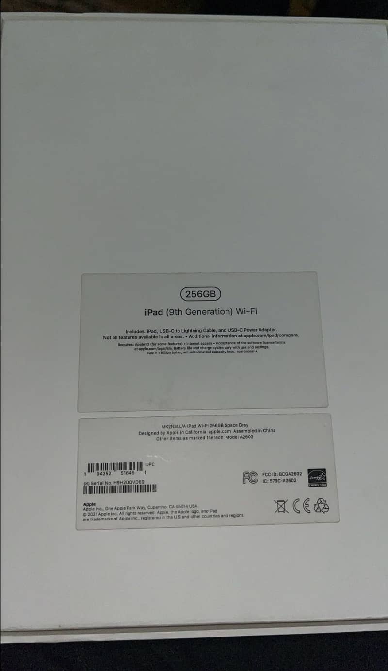Ipad 9 Generation with box 9