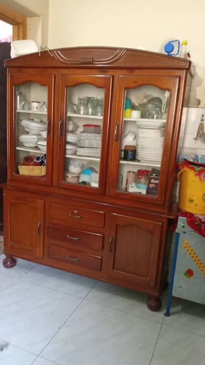 Wooden showcase