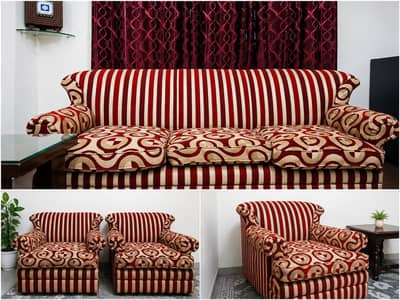 7-Seater Sofa Set – 3+1+1