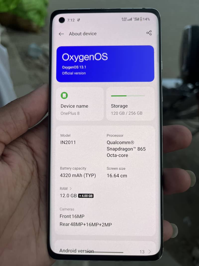 One Plus 8 0