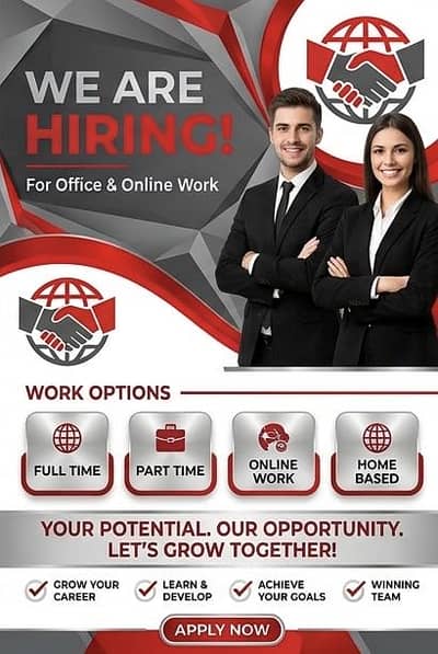 PART TIME WORK AVAILABLE FOR MALES AND FEMALES