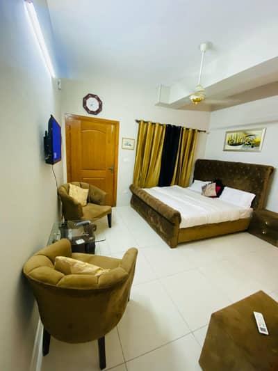 Per day one bedroom available for rent in e11 Islamabad