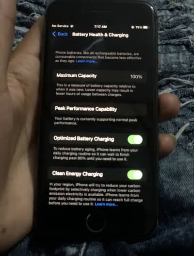 Apple iPhone 8 Finger working