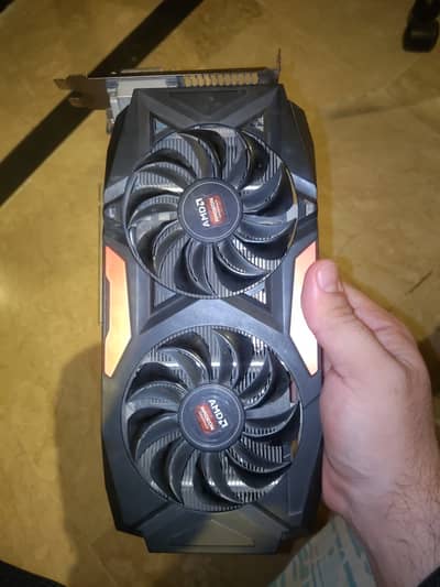 AMD GPU Powercolor RX 580 4GB DDR5 256Bit Graphic Card