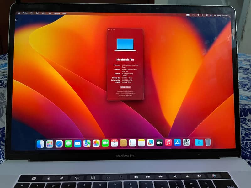 Macbook Pro 2017 5