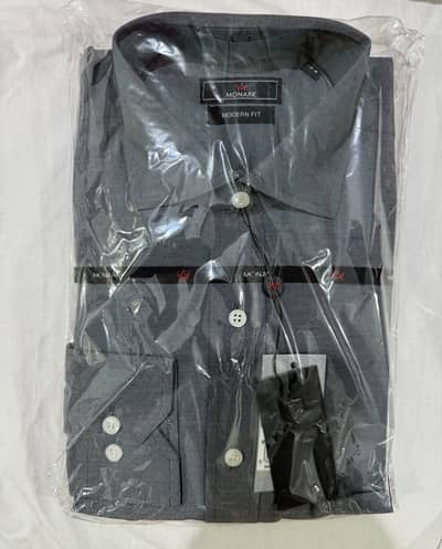 Brand New Monark Cotton Formal Men’s Dress Shirt Available
