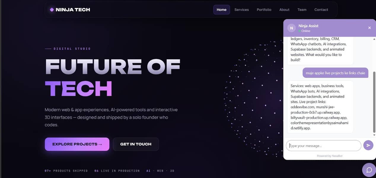 Website Development, E-commerce & AI Chatbots 0
