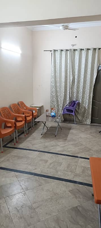 3 Marla 2nd floor flat for rent in main boulevard military accounts