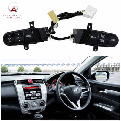 Honda City 2010-2020 Steering Wheel Multimedia Control Keys