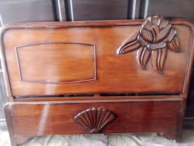 Wooden bed available Reasonable price